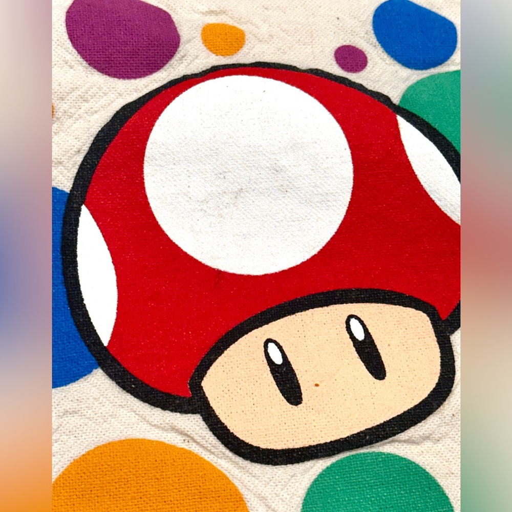 Limited Edition Club Nintendo Super Mario Mushroom Tote Bag - Picture 3 of 9